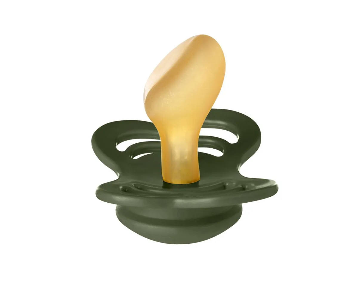 Chupetes Con Diseños^BIBS 2 Chupetes Couture Dark Oak/Hunter Green Látex