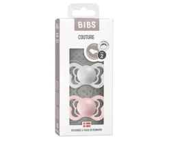 Chupetes Con Diseños^BIBS 2 Chupetes Couture Haze/Blossom Látex