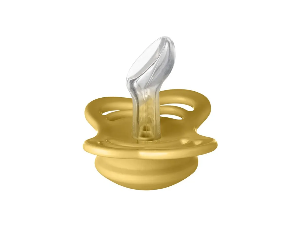 Chupetes Con Diseños^BIBS 2 Chupetes Couture Mustard/Petrol Silicona