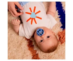 Chupetes Con Diseños^BIBS 2 Chupetes Studio Colour Round Pin Sky Blue Mix