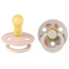 Chupetes Con Diseños^BIBS 2 Chupetes Studio Colour Round Ladybug Blush Mix