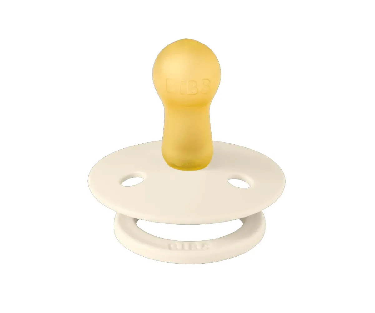 Chupetes Con Diseños^BIBS 2 Chupetes Studio Colour Round Block Baby Blue Dusty Blue Mix