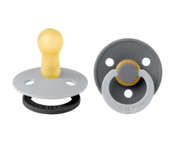 Chupetes Con Diseños^BIBS 2 Chupetes Studio Colour Fusion Round Cloud Iron mix