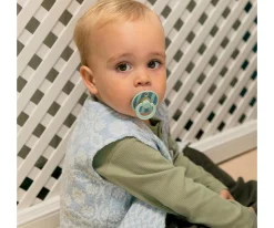 Chupetes Con Diseños^BIBS 2 Chupetes Studio Colour Round Block Nordic Mint Petrol Mix