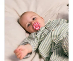 Chupetes Con Diseños^BIBS 2 Chupetes Studio Colour Round Block Baby Pink Coral Mix