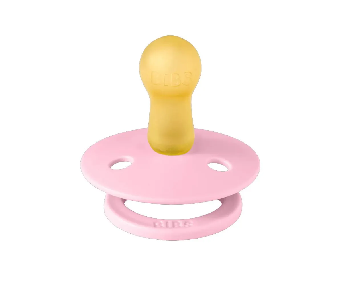 Chupetes Con Diseños^BIBS 2 Chupetes Studio Colour Round Block Baby Pink Coral Mix