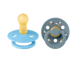 Chupetes Con Diseños^BIBS 2 Chupetes Studio Colour Round Bumblebee Breeze Mix