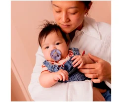 Chupetes Con Diseños^BIBS 2 Chupetes Studio Colour Round Jasmine Fossil Grey Mix