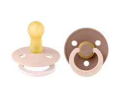 Chupetes Con Diseños^BIBS 2 Chupetes Studio Colour Fusion Round Blush Woodchuck Mix