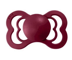 Chupetes Con Diseños^BIBS 2 Chupetes Supreme Coral/Ruby Látex