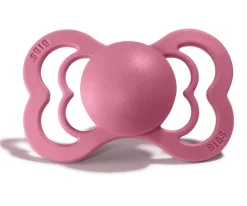 Chupetes Con Diseños^BIBS 2 Chupetes Supreme Coral/Ruby Látex