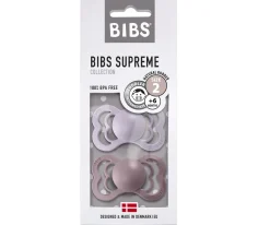 Chupetes Con Diseños^BIBS 2 Chupetes Supreme Heather/Dusky Lilac Látex