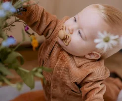 Chupetes Con Diseños^BIBS 2 Chupetes Supreme Papaya/Violet Sky