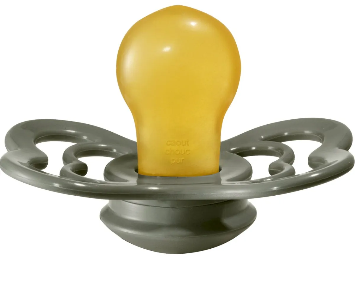 Chupetes Con Diseños^BIBS 2 Chupetes Supreme Sage/Hunter Green Látex