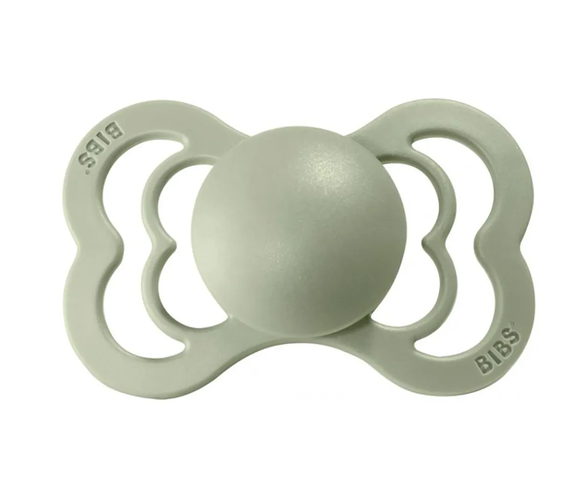 Chupetes Con Diseños^BIBS 2 Chupetes Supreme Sage/Hunter Green Látex