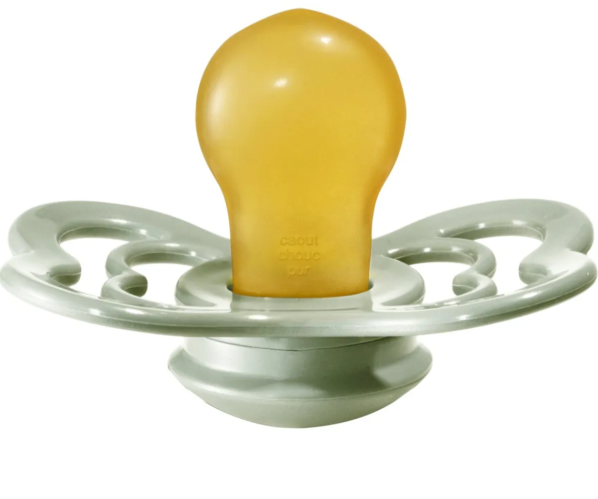 Chupetes Con Diseños^BIBS 2 Chupetes Supreme Sage/Hunter Green Látex