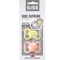 Chupetes Con Diseños^BIBS 2 Chupetes Supreme Sunset/Sunshine Látex