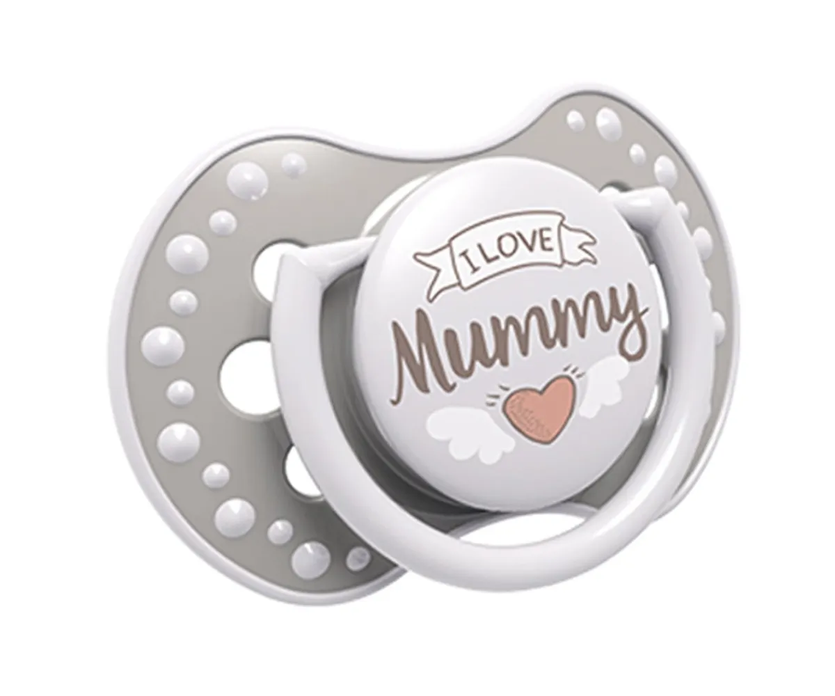 Chupetes Con Diseños^LOVI 2 Chupetes "I Love"