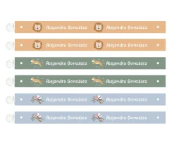 Colecciones Vuelta Al Cole^Tutete 6 Cintas para Colgar Ropa Savannah Personalizables