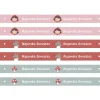 Colecciones Vuelta Al Cole^Tutete 6 Cintas para Colgar Ropa Little Red Personalizables