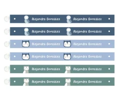 Hot 6 Cintas para Colgar Ropa Magical Forest Personalizables Colecciones Vuelta Al Cole|Cintas Marca Prendas