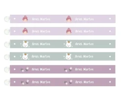 Discount 6 Cintas para Colgar Ropa Ballet Personalizables Colecciones Vuelta Al Cole|Cintas Marca Prendas