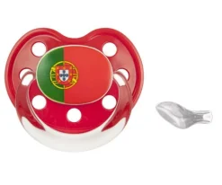 Chupetes Deportivos^Chupetes Futbol 1 Classic Bandera Portugal +6M