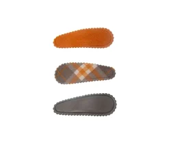 Accesorios De Pelo^Grech & Co 3 Clip para Pelo Sanp Storm Plaid