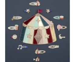 Accesorios De Pelo^Mimi & Lula 4 Clips Clic Clacs Circus Lion