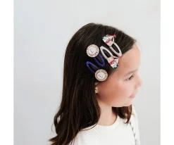 Accesorios De Pelo^Mimi & Lula 4 Clips Clic Clacs Circus Lion