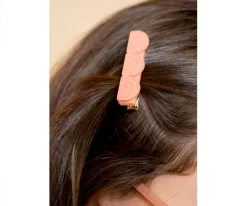 Accesorios De Pelo^Grech & Co 2 Clips de Pelo Tri Rainbow Coral Rouge