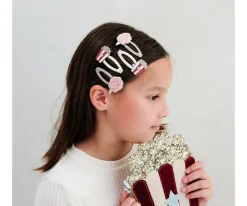 Accesorios De Pelo^Mimi & Lula 4 Clips Popcorn & Candyfloss