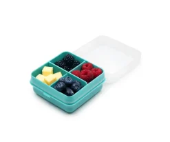 Fiambreras Infantiles^Melii 4 Compartimentos Snackle Box Petite Azul