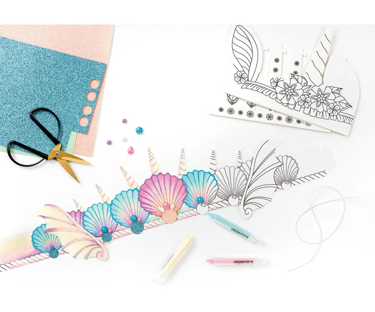 Manualidades Para Niños^Folia 3 Coronas de Papel Fairytales