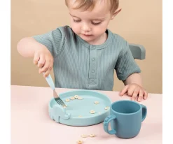 Cubiertos Infantiles^Done by Deer 3 Cubiertos Antideslizantes Deer Friends azul