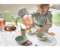 Cubiertos Infantiles^Done by Deer 3 Cubiertos Kiddish Deer Friends Sage