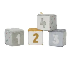Outlet 4 Cubos Apilables Blanditos Little Farm Niños Juguetes Para Recién Nacidos|Juguetes Apilables