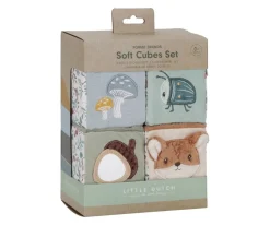 Clearance 4 Cubos Apilables Blanditos Forest Friends Niños Juguetes Apilables|Juguetes Para Recién Nacidos