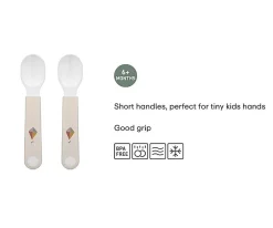 Clearance 2 Cucharas Aprendizaje Mio Forest Friends Cubiertos Infantiles|Vajilla Infantil