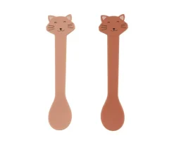 Cubiertos Infantiles^Trixie 2 Cucharas Silicona Mr. Cat