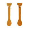 Cubiertos Infantiles^Trixie 2 Cucharas Silicona Mr. Fox