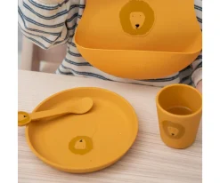 Cubiertos Infantiles^Trixie 2 Cucharas Silicona Mr. Lion