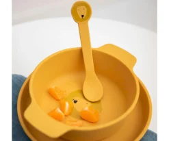 Cubiertos Infantiles^Trixie 2 Cucharas Silicona Mr. Lion