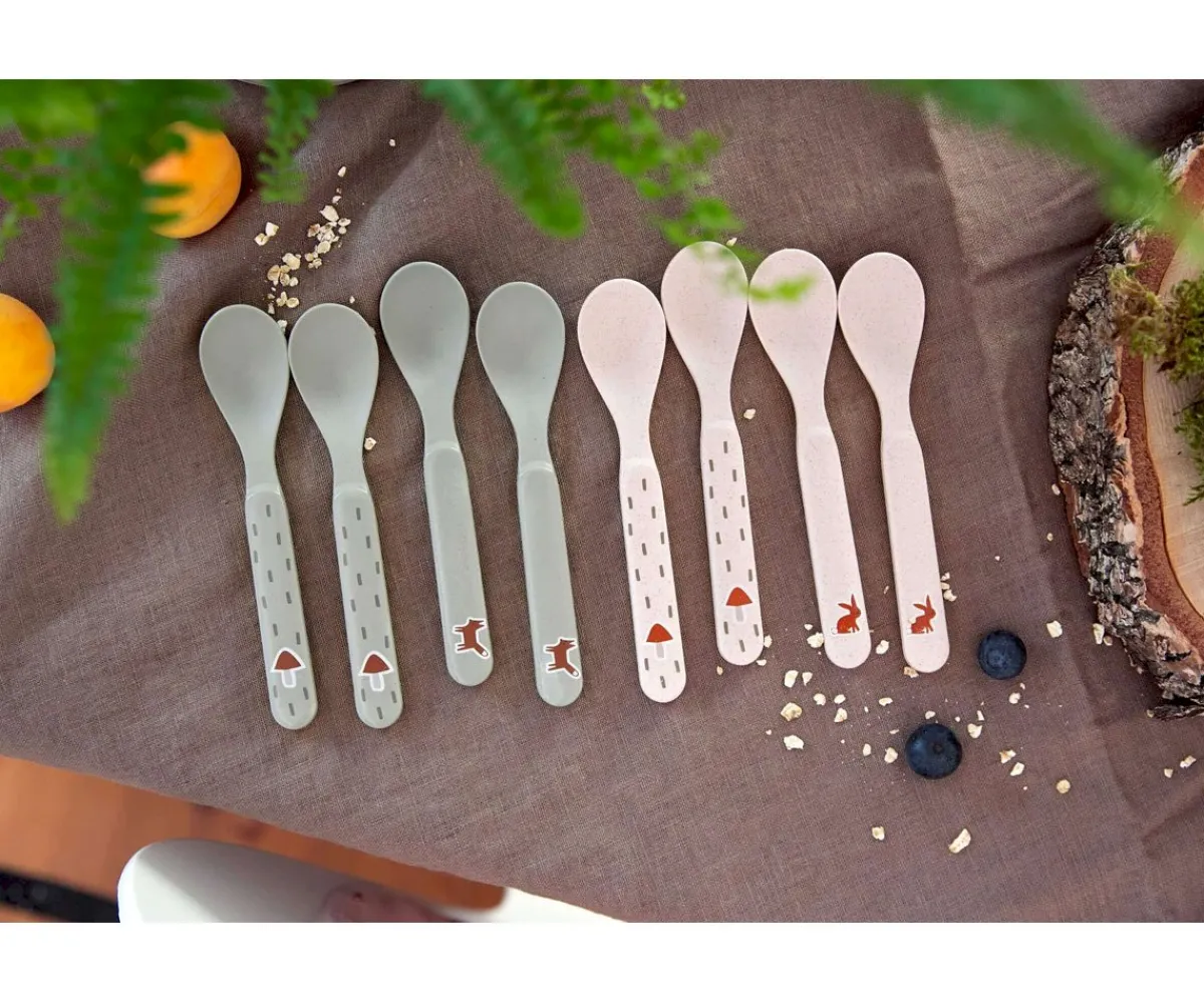 Cubiertos Infantiles^Lassig 4 Cucharita Eco Little Forest Fox