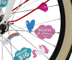 Clearance 30 Decoraciones para Radios de Bicicleta Unicornio Niños Bicicletas Para Niños|Patinetes