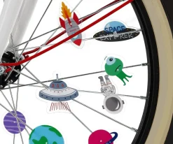 Hot 30 Decoraciones para Radios de Bicicleta Space Niños Bicicletas Para Niños|Patinetes