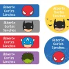 Etiquetas Personalizadas^Tutete 25 Etiquetas para Ropa Héroes