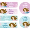 Etiquetas Personalizadas^Tutete 25 Etiquetas para Ropa Sirena
