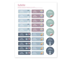 New 25 Etiquetas para Ropa The Martians Colecciones Vuelta Al Cole|Etiquetas Personalizadas