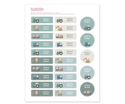 Sale 25 Etiquetas para Ropa Trucks Etiquetas Personalizadas|Colecciones Vuelta Al Cole